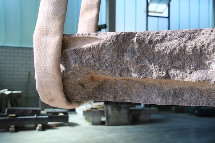 Querschnitt Grabsteintranche